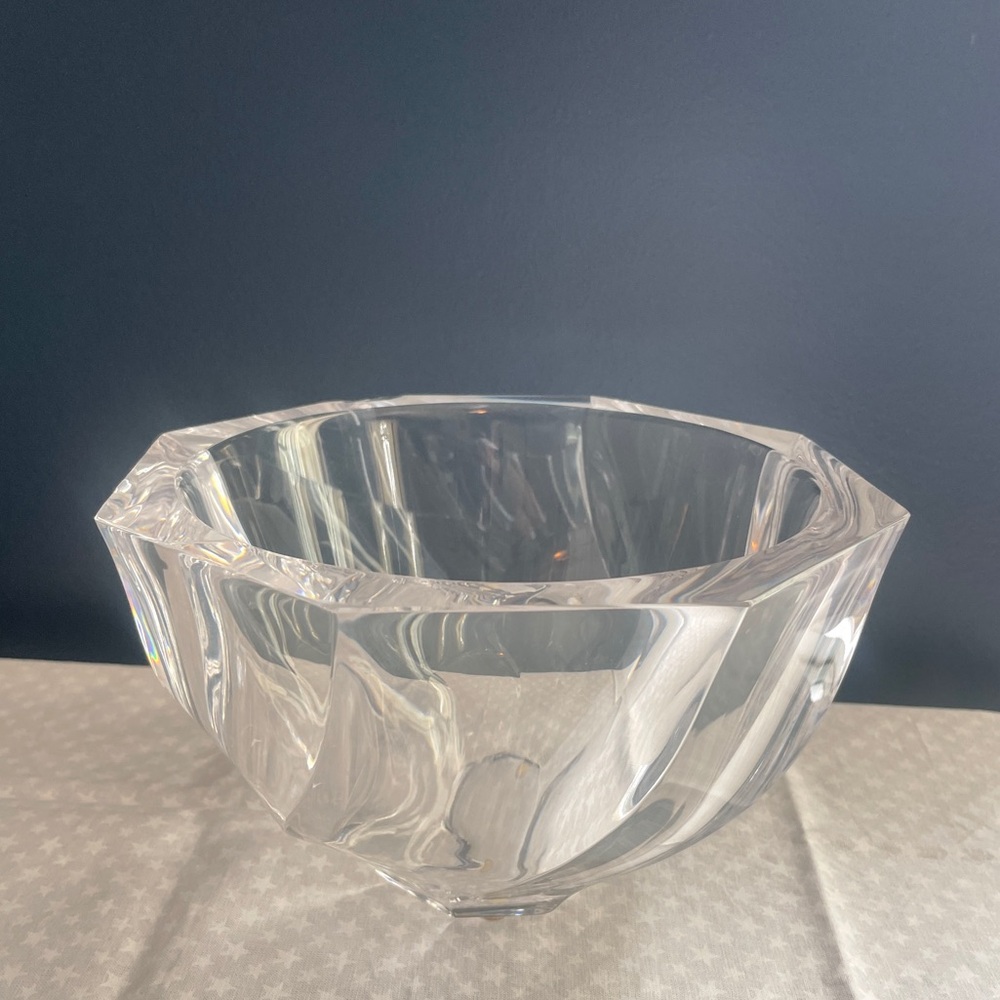 Orrefors Crystal Residence 7.5" Round Bowl